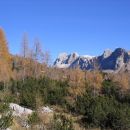 v ozadju M in V Tičarica, Rušnata glava