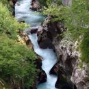 Soča, korita