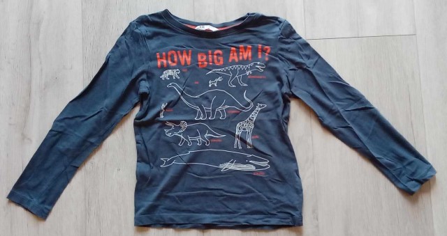 122-128-HM MAJČKA DINO-lepo ohranjena  cena: 4 eur
