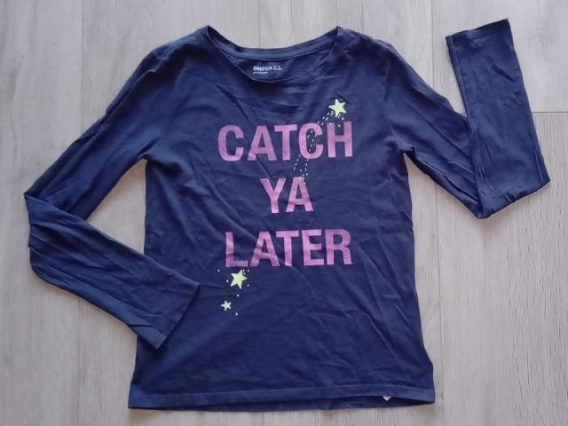158-GAP MAJICA-Catch ya later-kot nova, malo nošena  cena: 6 eur