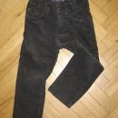 92-HM-žametne hlače-črne,kot nove,regulacija v pasu cena: 5 eur