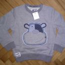 116-next nov pulover-z našito aplikacijo opice, z etiketo cena: 12 eur