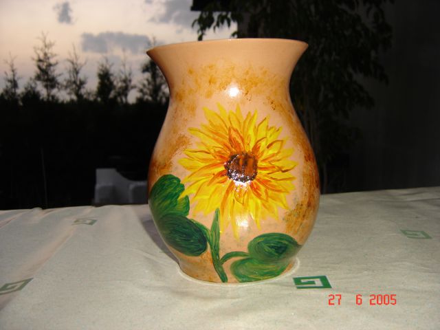 Vaza z sončnico