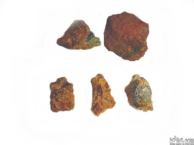 Galenit, limonit, barit, malahit, azurit - Sitarjevec, Litija, Slovenija