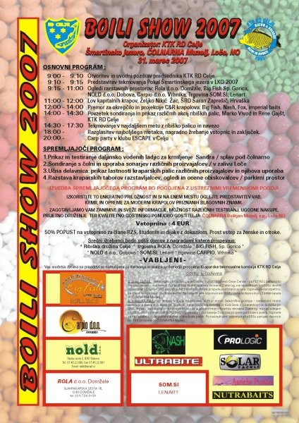 Plakat BOILI SHOW 2007