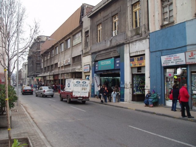 Tradicionalna ulica v Santiagu
