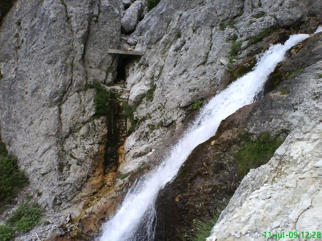 Spring of waterfall Nadiža