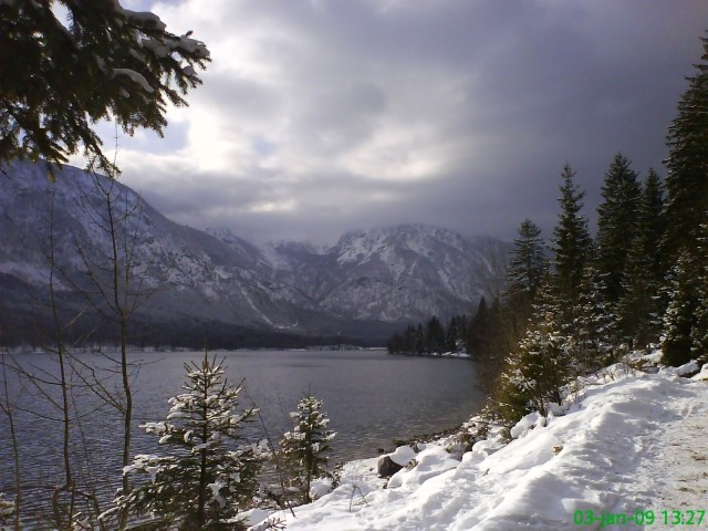 Bohinjsko jezero 3.1.2009 