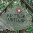 Tabla na vstopu v Bistriški Vintgar