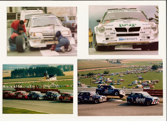 Piancavalo 1986
Peugeot 205 T16-Zanussi;
Lancia S4-Cerrato;
Zeltweg:
R5 Turbo Cup
