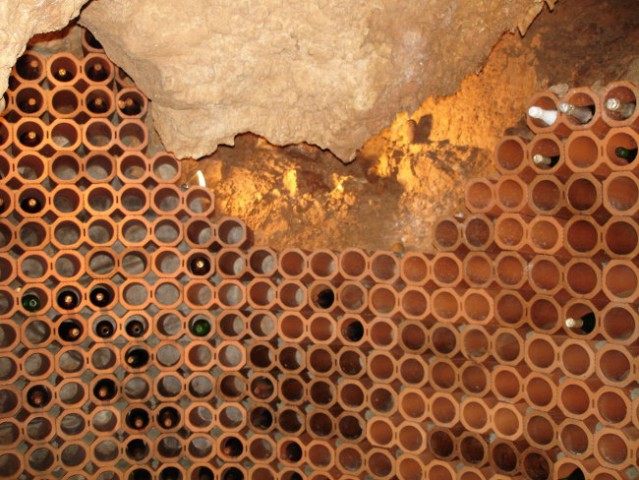 Vinoteka na dnu jame leta 2008