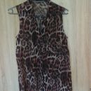 tunika bluza brez rokavov