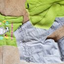 HM capri hlače, pulover in majica 140 ali 9-10 let