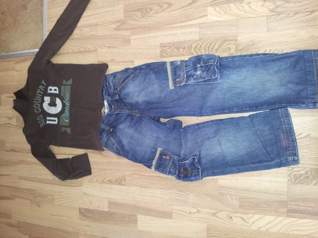 Benetton puli in kavbojke (nošene 1 teden), 9 let