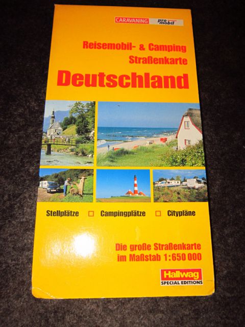 Reisemobil&camping zemljevid nemčija, 3 eur