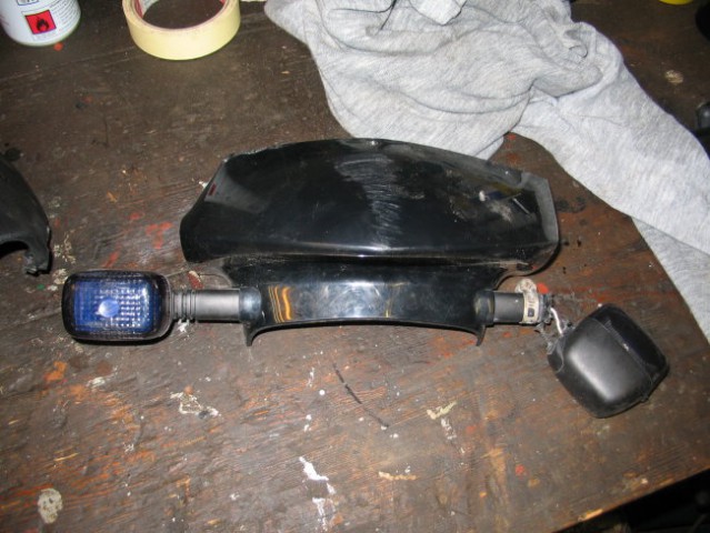 Obratna stran armature + smerniki