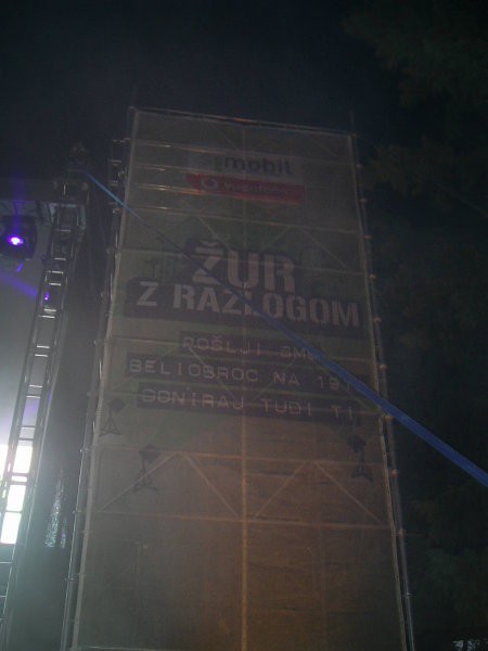 25.8.07- Žur z razlogom Umek v parku Tivoli,  - foto