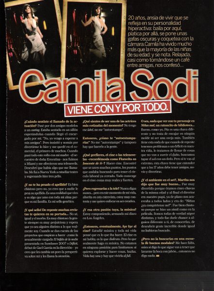 Camila Sodi : Scans - foto povečava