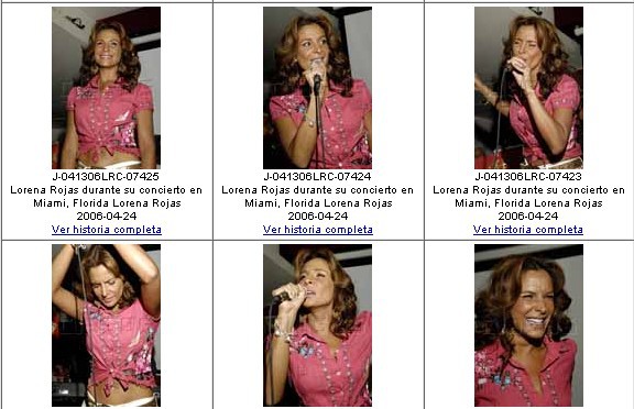 Lorena Rojas : Events - foto