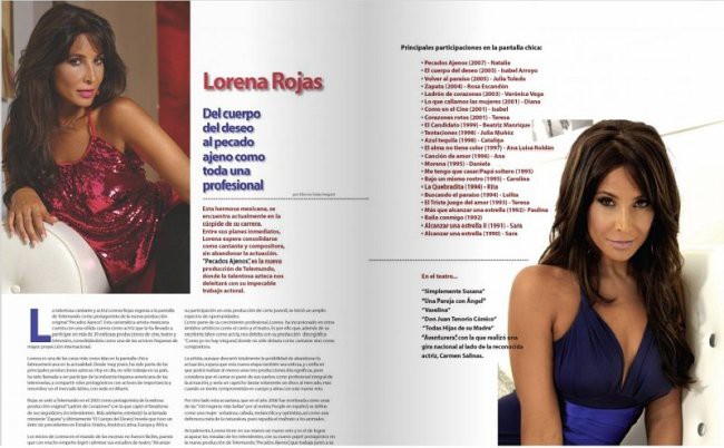 Lorena Rojas : Scans - foto povečava