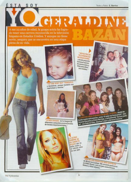 Geraldine Bazan : Scans - foto