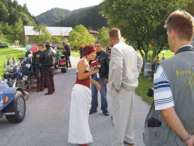 Poroka Anke in Boštjana 2005 - foto