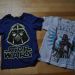 Star wars majčki 110/116,komplet, modra se sveti v temi