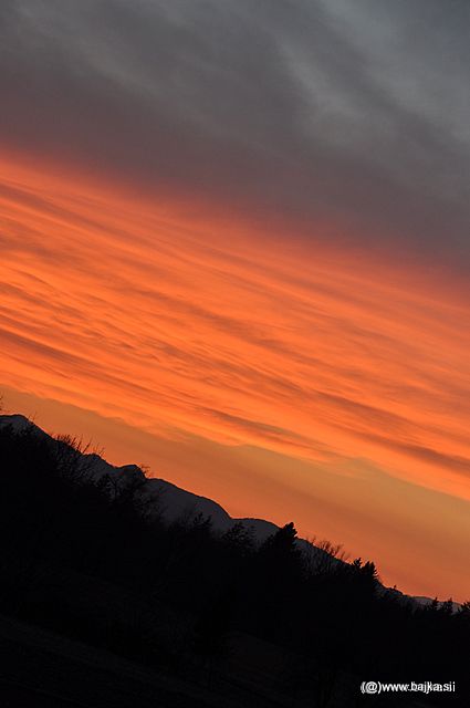 Sončni zahod - foto povečava