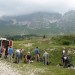 Smer hoje: Pecol (1510 m) - Rifugio di Brazza (1660 m) - Montaž (2753 m) - Pecol (1510 m) 