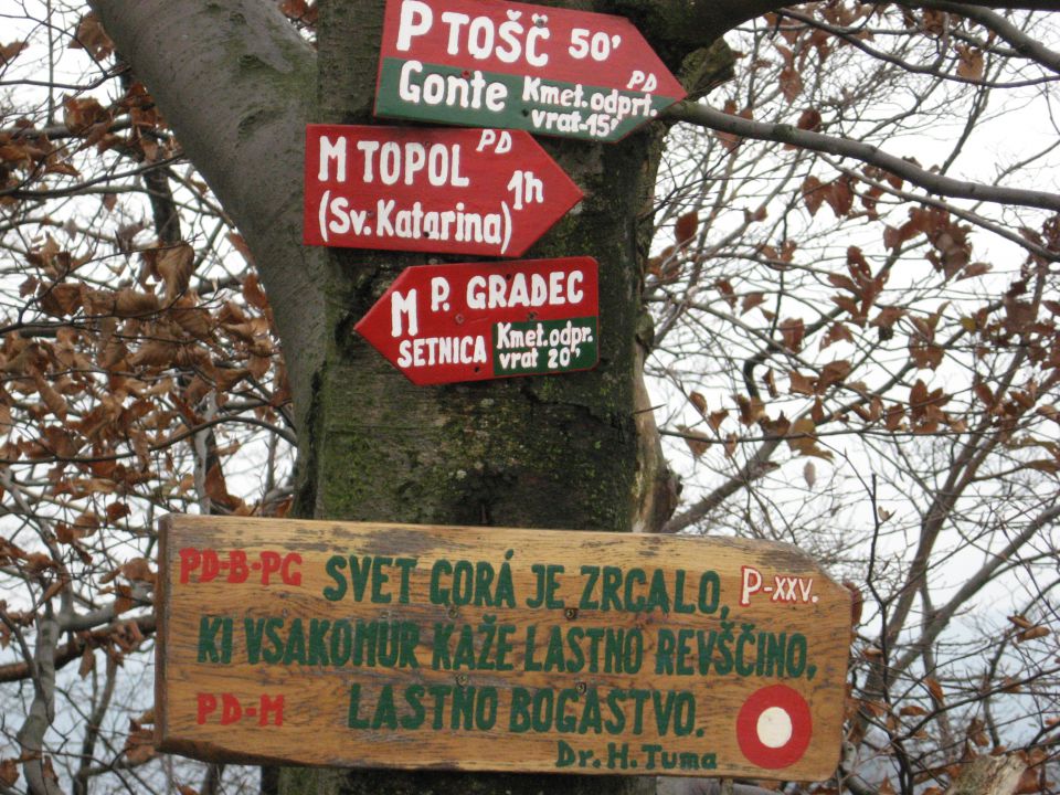 Tošč, 15. november 2009 - foto povečava