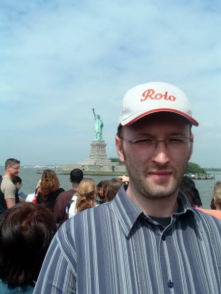 Primož in Peter v NY 2006 - foto povečava