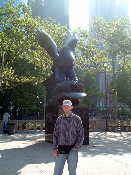 Primož in Peter v NY 2006 - foto povečava