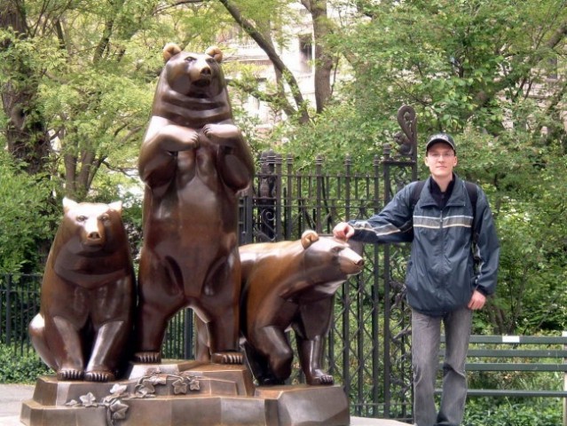 Primož in Peter v NY 2006 - foto