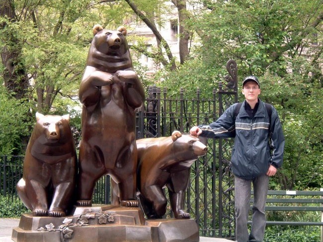 Primož in Peter v NY 2006 - foto povečava