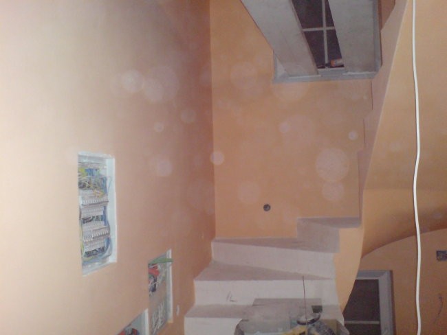 Pleskanje sten-barve - foto povečava