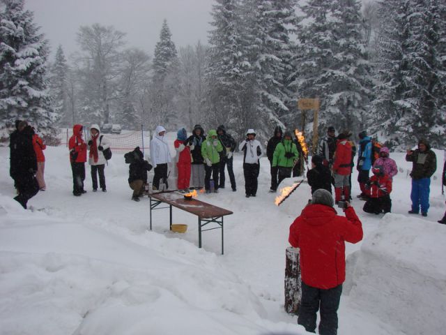 Areh-Pohorske bajte iz snega (feb.2012) - foto
