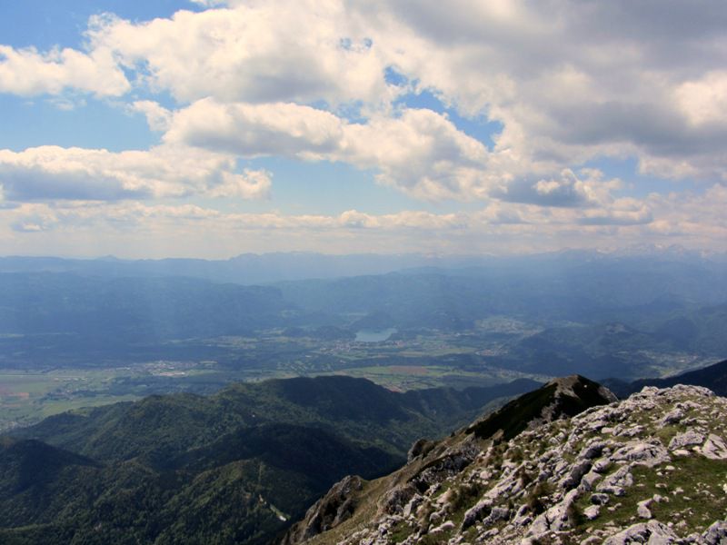 Begunjščica-Palec-Zelenjak (maj.2012) - foto povečava