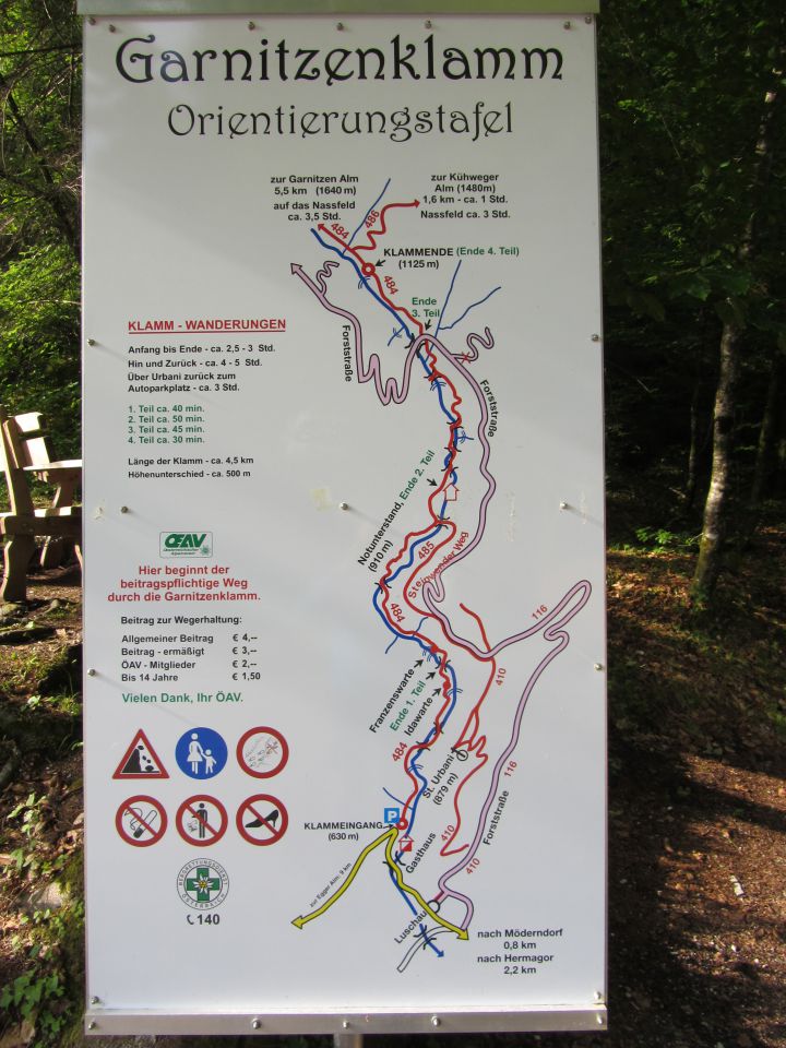 Soteska garnitzenklamm + ogledna t.(jun.2013) - foto povečava