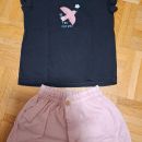 komplet zara in kids 98 (zara hlače 92, a zelo velike, majčka 104, a manjša), 5e