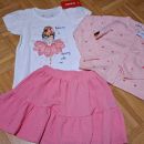 komplet h&m, mana in sinsay vel. 98-104 (jopica 110, a manjša), novo, 12e